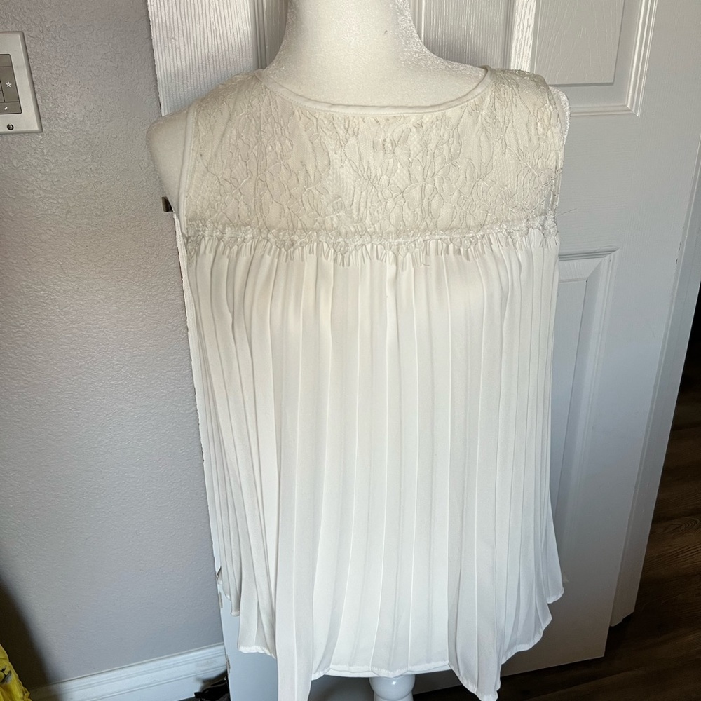 White lace blouse